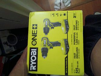 Ryobi 2 drill combo 18v kit