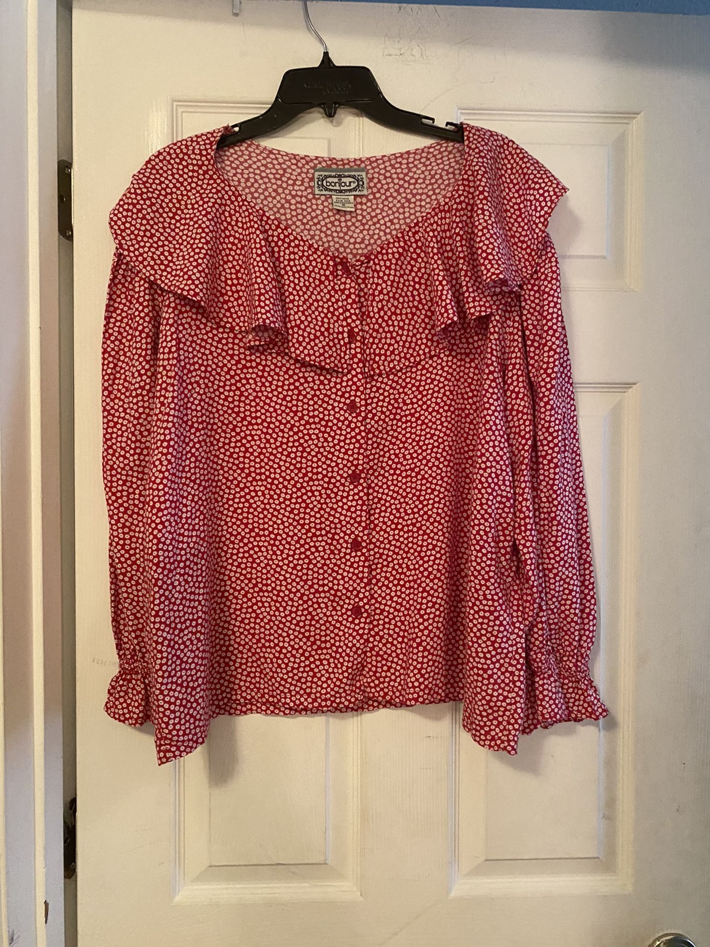 Ladies Blouse Size 18 By Bonjour