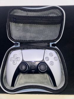 PS5 DualSense Controller with Carrying Case and Thumb Grip