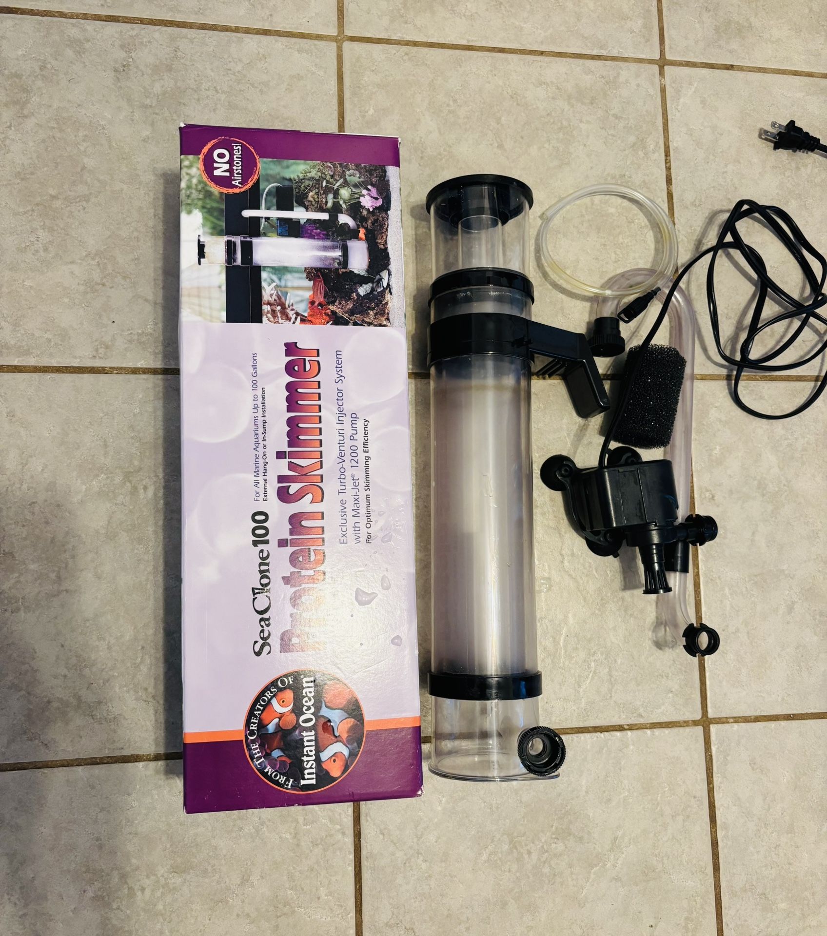Seaclone 100 protein skimmer For Aquarium