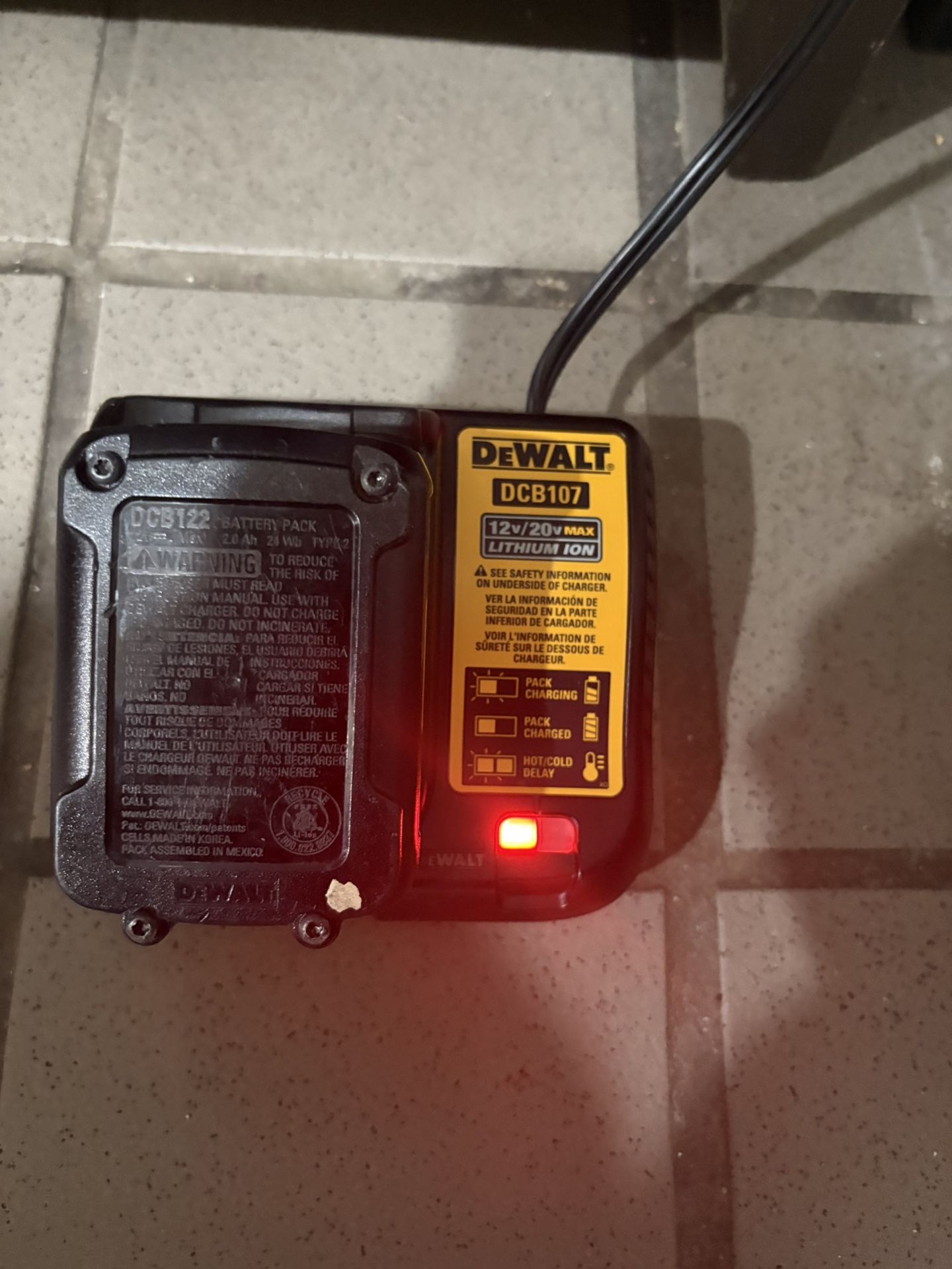 Dewalt Battery And Charger 