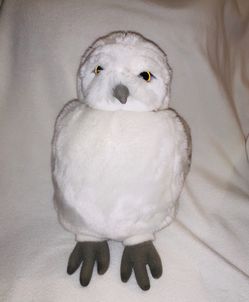Harry Potter Hedwig Owl 11" Plush Doll Puppet with Sound