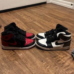 Patent Leather And Mocha 1s