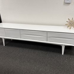 White TV Stand 