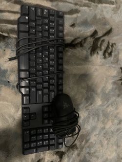 Wired Keyboard and Razer Mouse Combo