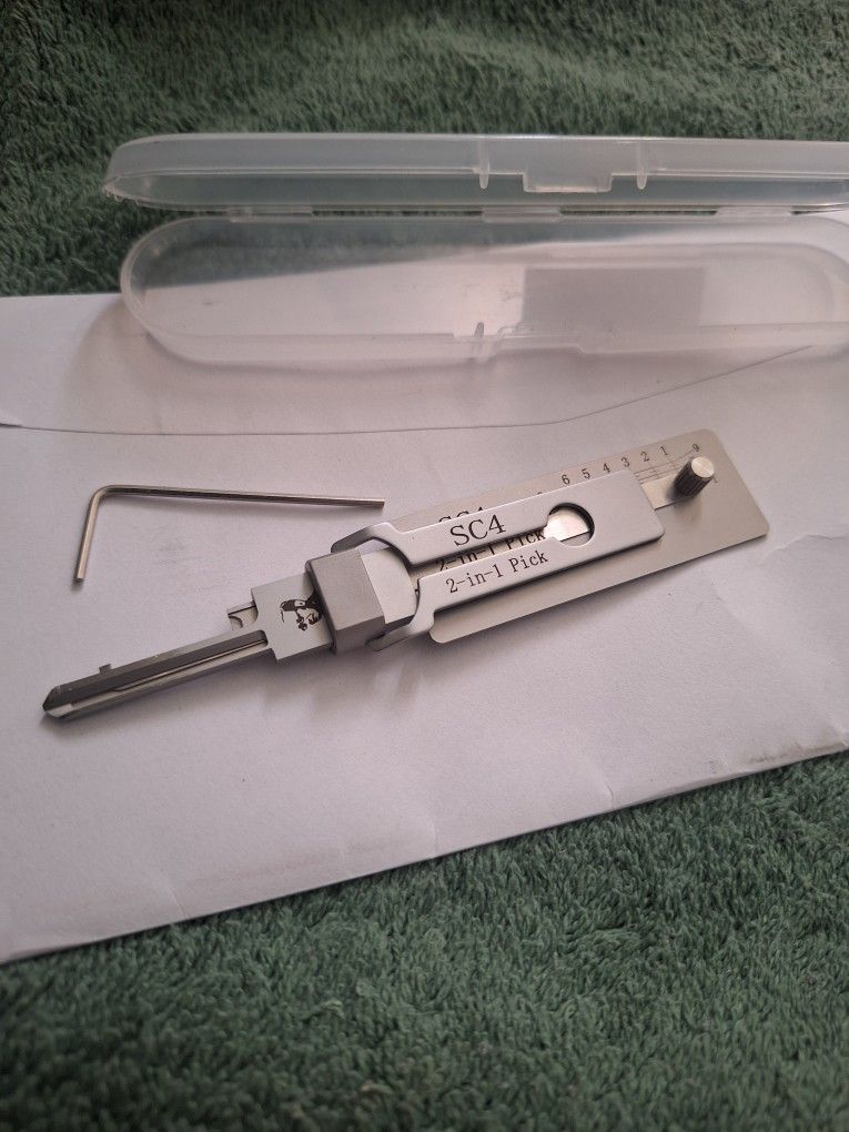 2 In 1 Lock Pick Decoder