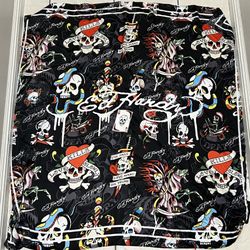 Ed Hardy Y2K Love Kills Tattoo Scarf/Wrap