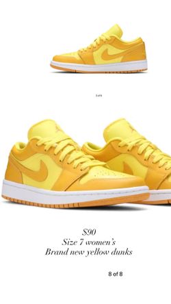 Yellow Dunks Brand New 