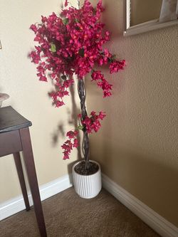 Large artificial flower tree