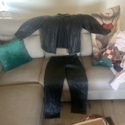 Leather Jacket And Pants Wilson
