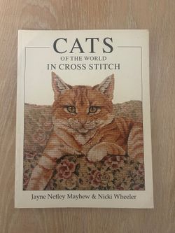 Vintage Cats of the World in Cross Stitch Book Cat Patterns Jayne Netley Mayhew