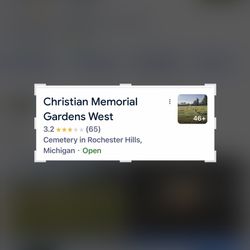 Christian Memorial Gardens,West Rochester Hills, Michigan