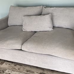 Grey Sofa (Loveseat, Deep)