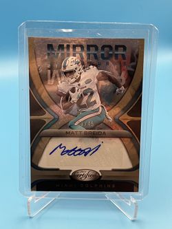 Matt Breida 2021 Panini Certified Mirror Signatures Bronze Auto /45