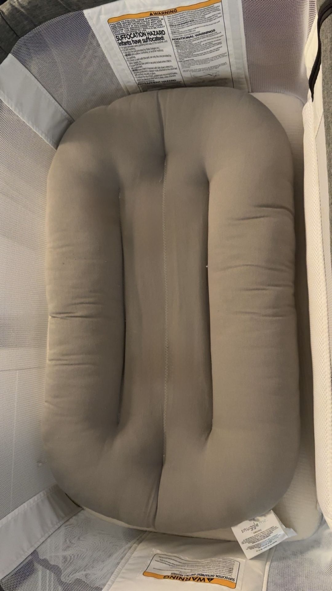 Snuggle Me Organic Lounger - Stone