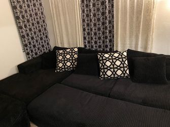 Black couch