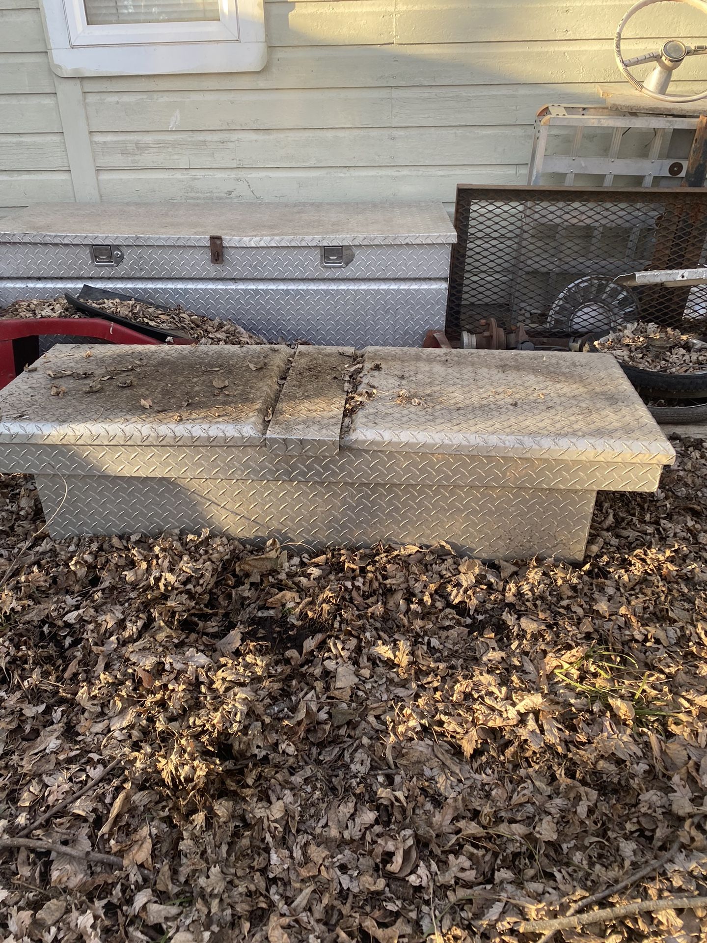 Small pick up box toolbox .