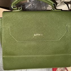 Trina Turk Green Satchel Handbag