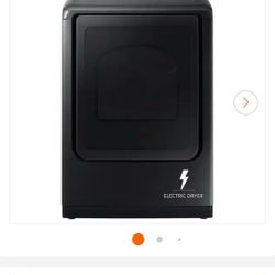 7.4 cu. ft. Vented Smart Electric Dryer in Brushed Black with Steam Sanitize+