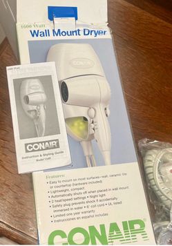 Wall mount Hair dryer - new