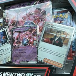 Team Rocket’s MewTwo ex box