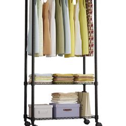 Closet 3 Tier Clothes Garment Rack