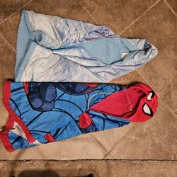 Kids Sherpa Snuggle Wrap Hoodie Blankets