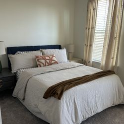 Queen Bed Frame And New Mattress