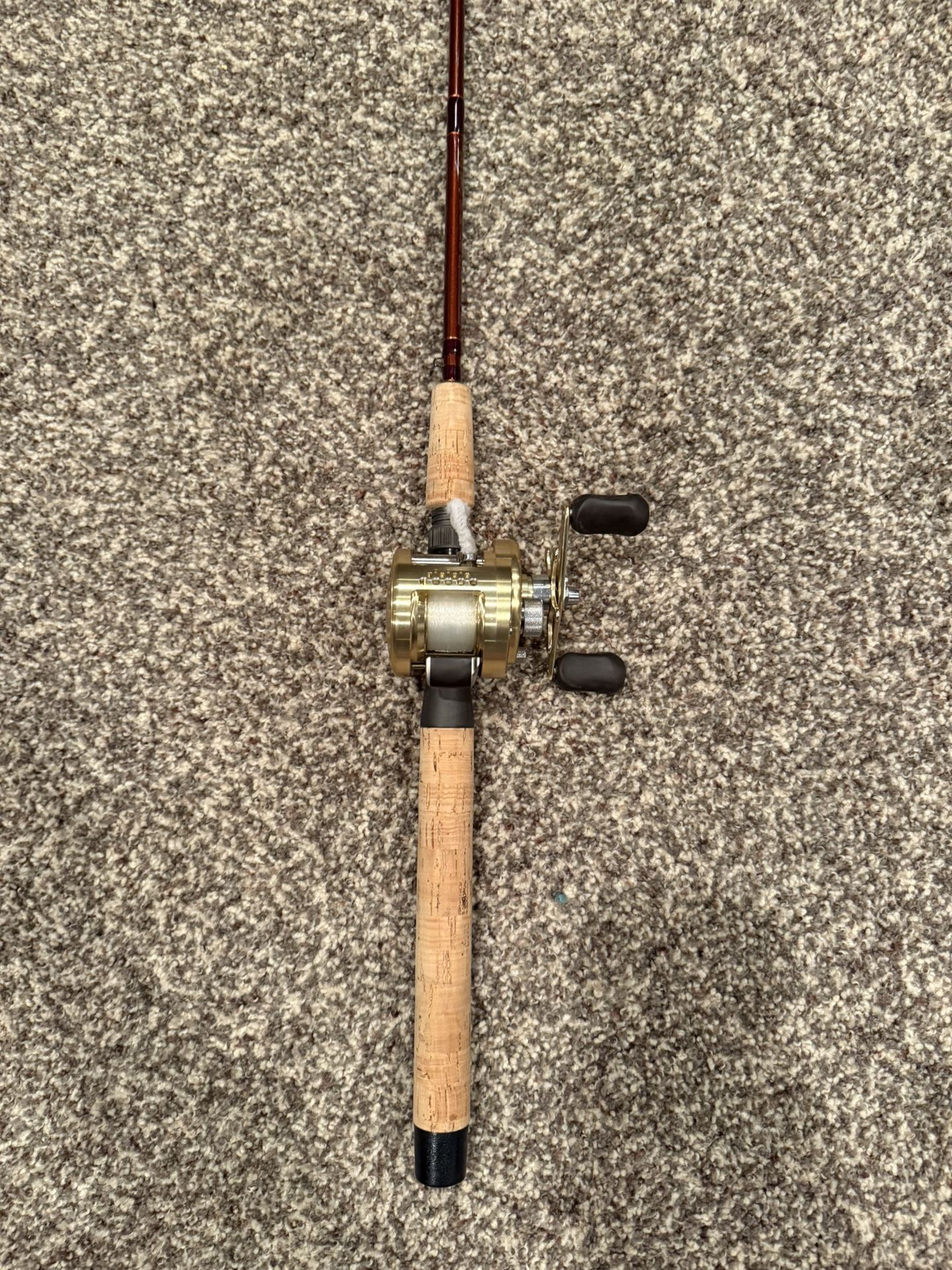 G-loomis bait casting rod and shimano reel