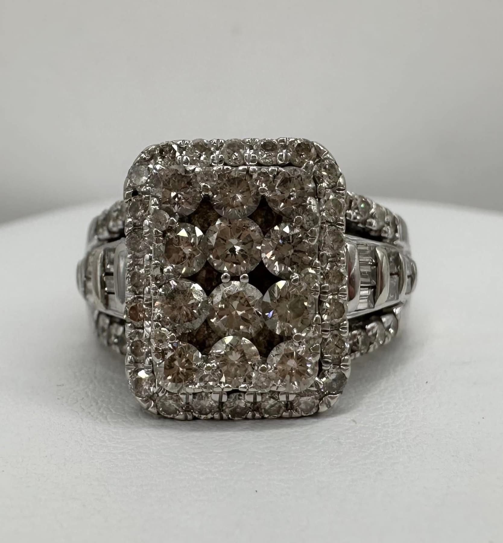 14k 2ct Natural Diamond Ring  