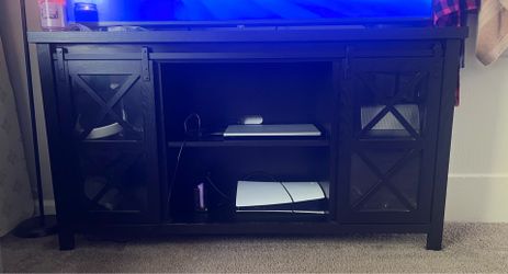 Black TV Stand