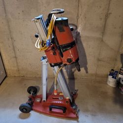 Hilti DD200 CORE Drill w/ Stand + Vacuum Pump ready to work