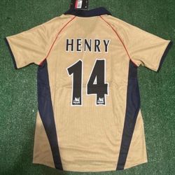Retro Vintage Arsenal Jersey Henry #14