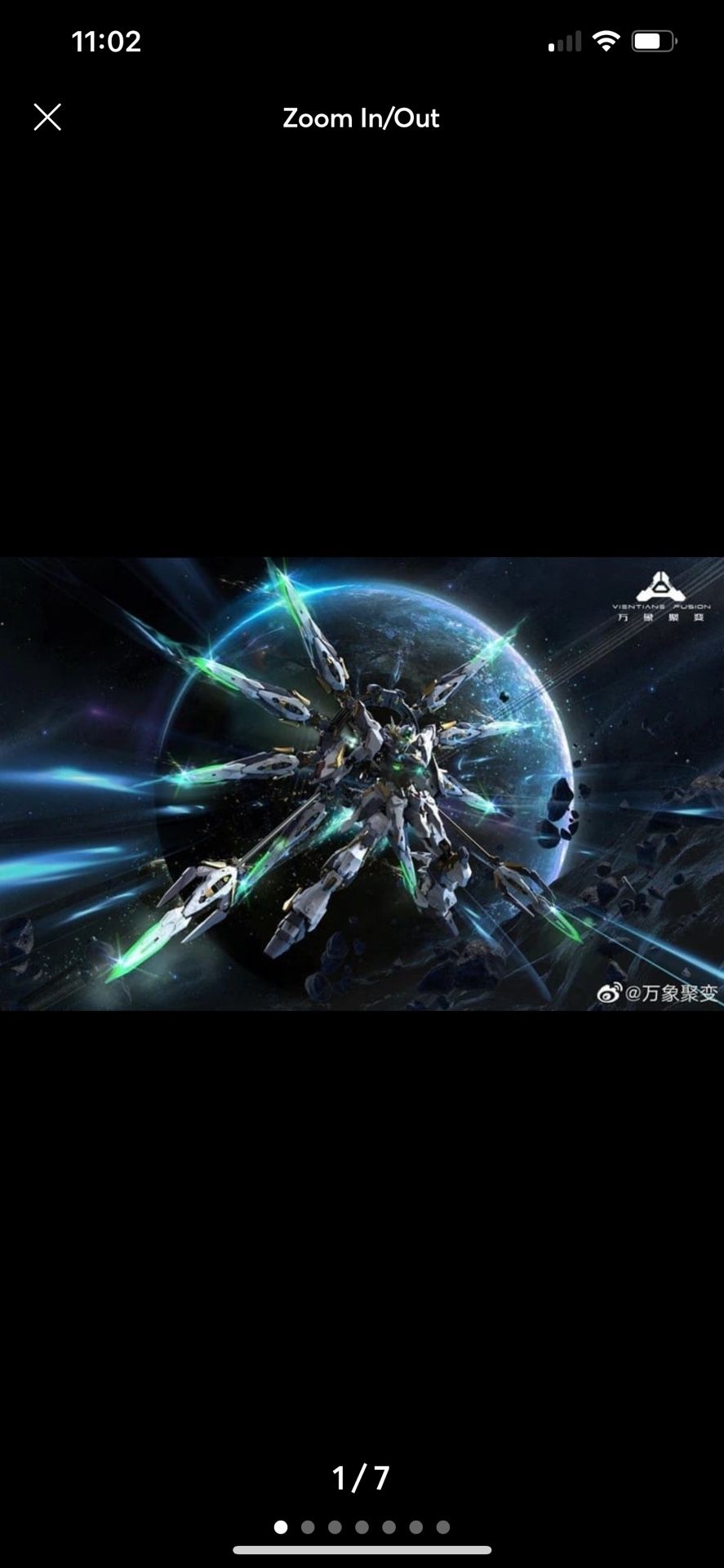 Wanxiangjubian Model 1/100 MG Vientiane Fusion Apocalypse Gundam Model Kit
