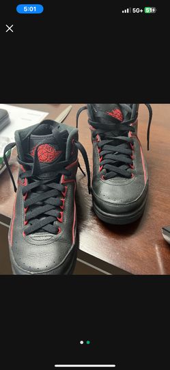 Jordan 2 Black. Worn Twice Size 5Y