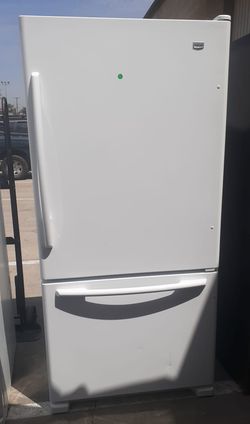 Maytag Bottom Freezer  White Refrigerator
