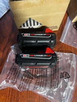 MILWAUKEE BATTERY M18 18-Volt 2.0 Ah Lithium-Ion Compact Battery ((2 PACK ))