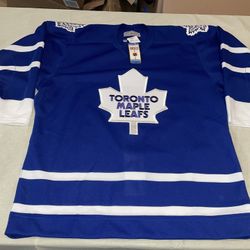 Nwt Authentic Toronto Maple Leafs Jersey CCM MASKA Vintage 1990s Mens 44 Blue