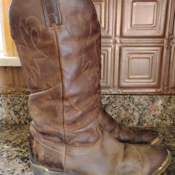 Men's Vintage Durango Leather Cowboy Boots 9D