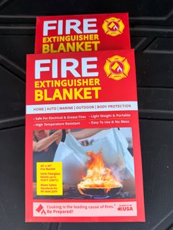 *New* 40 in. x 40 in. Fire extinguisher Blanket