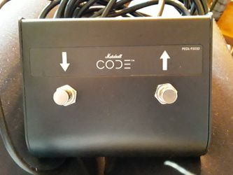 Marshall code 2 button footswitch