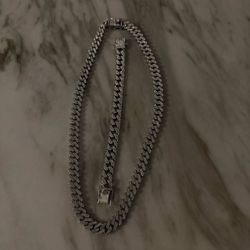 Stainless steal chain and bracelet $20