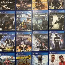 PS4 Games 10 Each