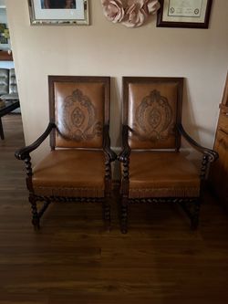 Spanish Renaissance Revival chairs .