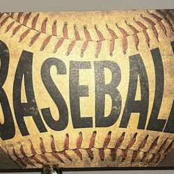 Baseball Wall Canvas