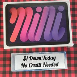 New-apple ipad Mini 6-Tablet- Payments Available - Pay $5 Down To take It home 