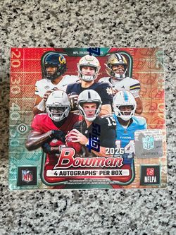 2026 Topps Bowman Football Jumbo Hobby Box