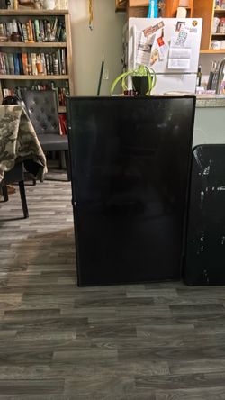 Large Black Flat Screen TV
