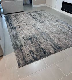 🛋️ Local Pickup in Mount Dora – Designer SURYA Rug & 4 Curtain Panels Set!