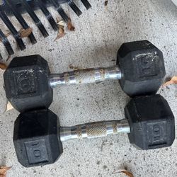 Set of 10lb dumbbells